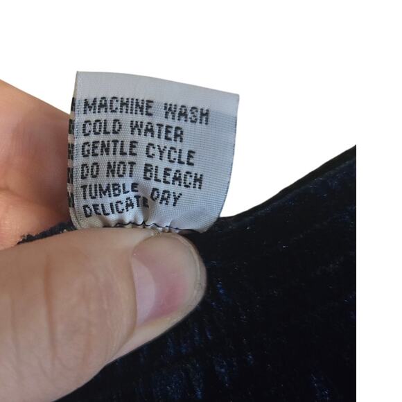 NWT Alfred Dunner 18W Midnight Blue Velvet Top & Pant Set [0394] - Picture 11 of 13